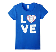 Baseball Softball Love Heart T Shirt for Mom, Dad or Team