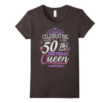 50th Birthday Queen Shirt Celebrating Party Crown Bday Gift