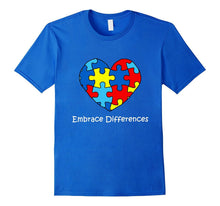 Autism Awareness TShirts Embrace Differences Shirt 2017