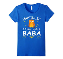 Happiness Is Being a Baba With Owl Funny T-Shirt Gift