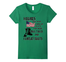 Heros Wear Dog Tags and Combat Boots Tshirt - Veteran Shirt