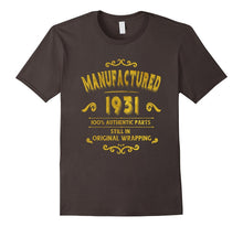 Manufactured 1931 T-Shirt 86 Yrs Old Bday 86th Birthday