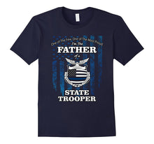 State Police Badge - Proud State Trooper Dad