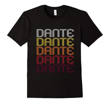 Dante Retro Wordmark Pattern - Vintage Style T-Shirt