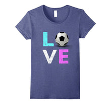 Girls Love Soccer Best Fun Birthday Gift TShirt
