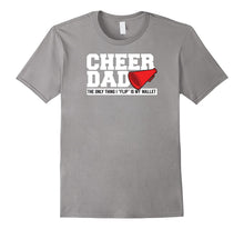 Cheer Dad Funny the Only Thing I Flip Is My Wallet Tshirt