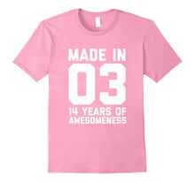 14th Birthday Shirt Gift Age 14 Year Old Boy Girl Tshirt Tee