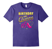 16 Years Old Girl Birthday Made in 2001 Gift T Shirt Crown