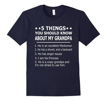 5 Things You Should Know About My Grandpa T-Shirt
