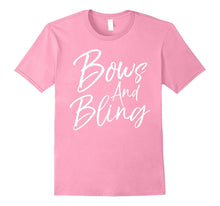 Bows and Bling Shirt Cheer Funny Cheerleader Tee