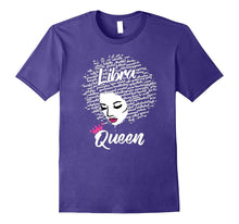 Libra Zodiac Birthday Afro Gift T-Shirt for Black Women