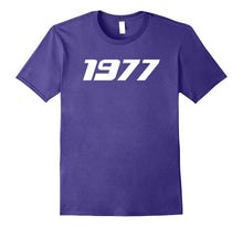 1977 Printed T-Shirt for 70's Birthdays Events Graduations