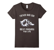 Men's Father Son Friends Fist Bump TShirt Dad Father's Day F