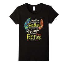 Jesus Will Cover You With His Feathers Christian Gift TShirt