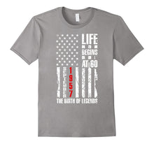 60th Birthday Gift Shirt Great Since September 1957 Legends