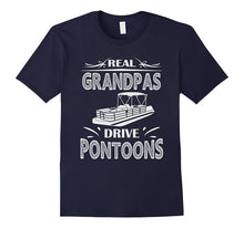 Mens Real Grandpas Drive Pontoons T-Shirt