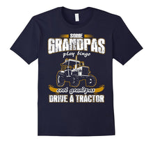 Fathers Day T-Shirt Cool Grandpas Drive a Tractor