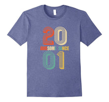 Awesome Since 2001 T-Shirt 16 Yrs Old Bday 16th Birthday Tee