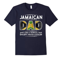 Mens Jamaican Dad Is Much Cooler Father's Day T-Shirt Flag