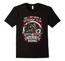 Retirement Plan Biker Tshirt Gift for Biker Dad