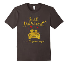 12th Wedding Anniversary T-Shirt Just Married 12 Yrs Ago Tee