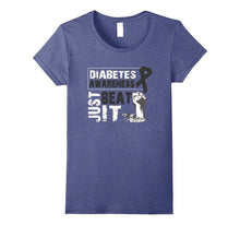 Ribbon Just Beat It Diabetes Awareness Shirts