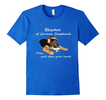 I Love My German Shepherd Funny, 2-Sided T-Shirt