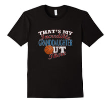 Distressed Basketball Granddaughter Grandma Grandpa T-Shirt