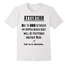 Attention BBQ Body T-Shirt - BBQ Shirt, Funny Shirt, Smoker