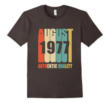 Retro August 1977 T-Shirt 40 Yrs Old Bday 40th Birthday Tee