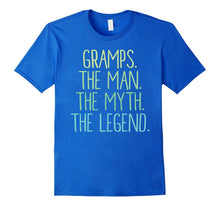 Mens Gramps the Man the Myth the Legend Shirt Gramps Shirt
