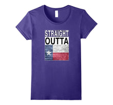 Straight Outta Texas Vintage Flag T-Shirt