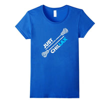 Just ChillLAX Lacrosse T-Shirt | Blue