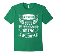 12th Birthday Celebration Gift Born in September 2005 Shirt