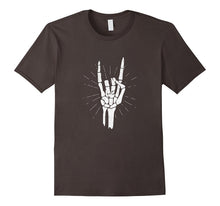 Rock Skeleton Hand White T-Shirt Mens & Womens