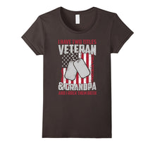 I Have Two Titles Veteran and Grandpa American Flag T-Shirt