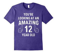 Amazing 12th Birthday Gift Funny 12 Year Old Bday Joke Shirt