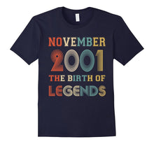 November 2001 the Birth of Legends Birthday T-Shirt