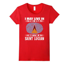DNA SAINT LUCIAN Flag Gifts Tshirts