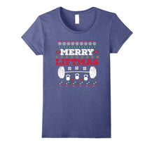 Funny Merry Liftmas Workout Christmas T-Shirt Bodybuilder