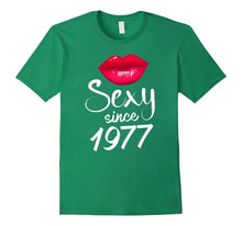 40th Birthday Gift Women Tshirt Sexy Since 1977 40 Year Old