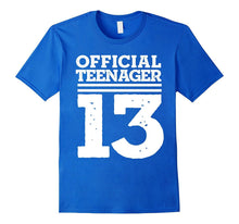 Officially a Teenager Birthday Girl or Boys T-Shirt