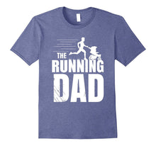 Mens Running Dad T-Shirt Walking Dad Gift Father's Day