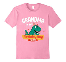 Grandma of the Birthday Boy T-Shirt Dinosaur Raptor Shirt