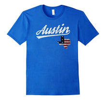 Retro Austin Texas USA Flag T-Shirt
