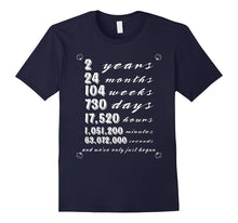 2nd Wedding Anniversary Tee Shirt Marriage Gift for Couples
