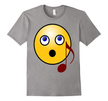 Singing Smiley Face Emoji Music Note T Shirt 2