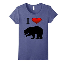 I LOVE BEARS SILHOUETTE T-Shirt -Perfect for Animal Lovers