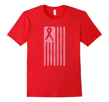 Breast Cancer Awareness Month - Pink Flag T-Shirt