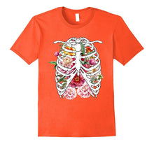 Flower Skull T-Shirt Sugar With Roses for Women Girls Mens